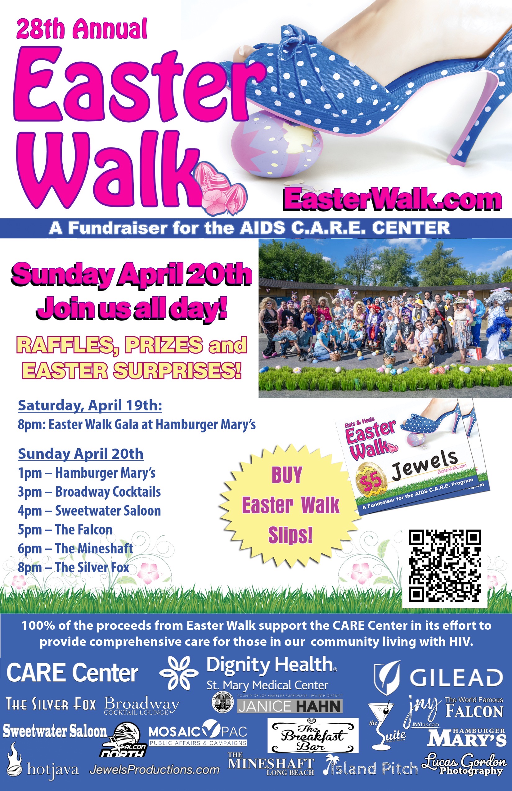 Easter Walk Long Beach Event Flyer